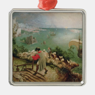 Landscape with the Fall of Icarus, c.1555 Metal Tree Decoration
