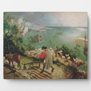 Landscape with the Fall of Icarus, c.1555 Plaque