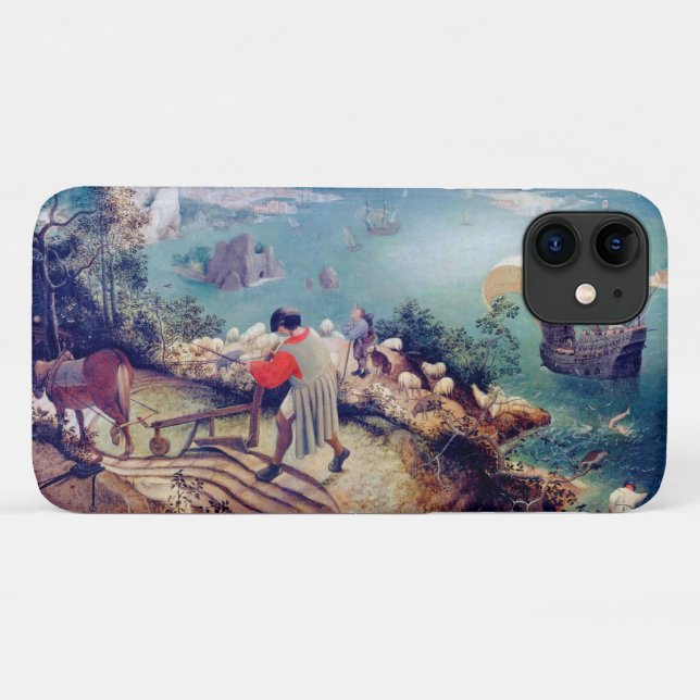 Landscape with the Fall of Icarus, Pieter Bruegel Case-Mate iPhone Case (Back (Horizontal))