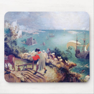 Landscape with the Fall of Icarus, Pieter Bruegel Mouse Mat