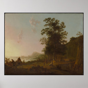 Landscape with the Flight into Egypt Poster