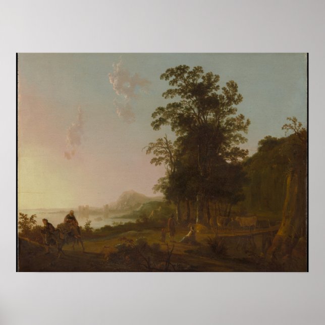 Landscape with the Flight into Egypt Poster (Front)