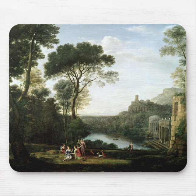 Landscape with the Nymph Egeria Mouse Mat (Front)