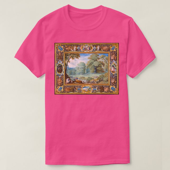 Landscape with the Story of Venus and Adonis 1589 T-Shirt (Design Front)