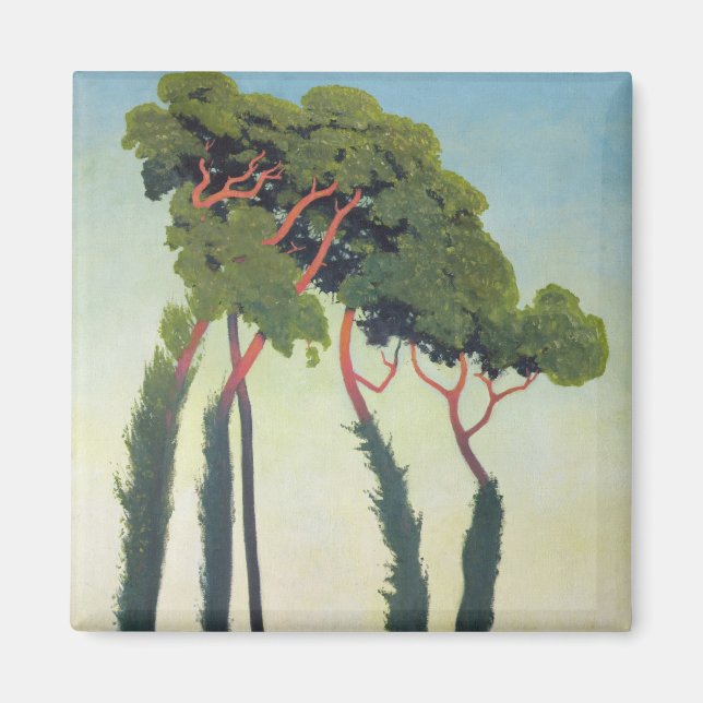 Landscape with Trees, 1911 Magnet (Front)