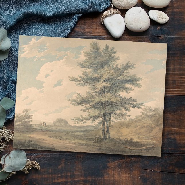 Landscape with Trees and Figures – Joseph Mallord  Postcard (Creator Uploaded)