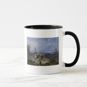 Landscape with Two Windmills, 1612 Mug