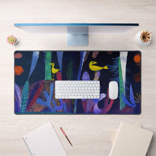 Landscape with Yellow Birds, Paul Klee Desk Mat