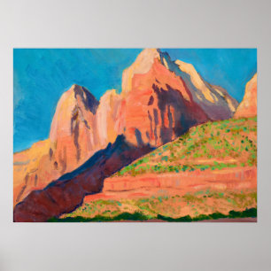 Landscape, Zion National Park by Maynard Dixon Poster