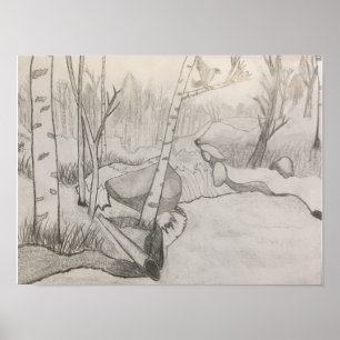 Landscaped (Trees, Pond, and Fresh Air) Poster