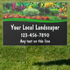 Landscaper Advertising Yard Sign Template