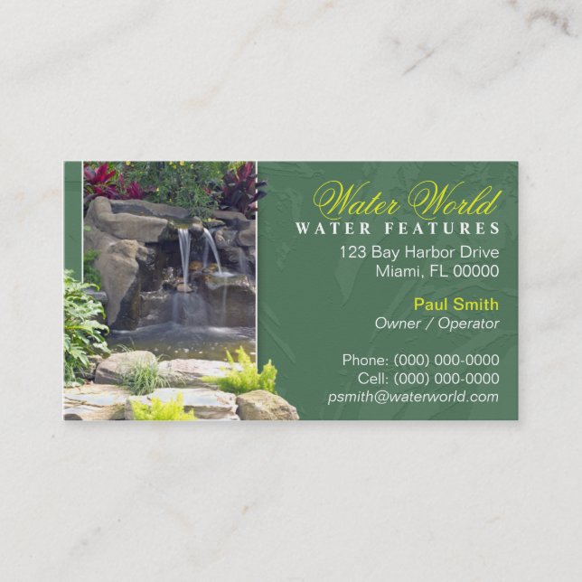 Landscaper Business Card (Front)