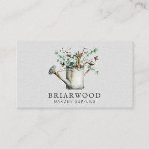 Landscaper Gardener Greenery Square Business Card