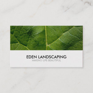 Landscaper Landscaping Gardening Business Card