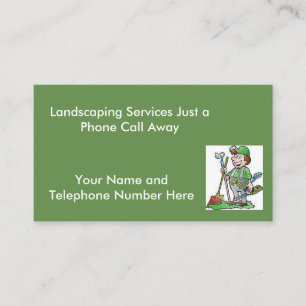 Landscaper Standard Business Cards