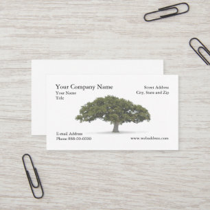 Landscaper Tree Trimmer Business Card