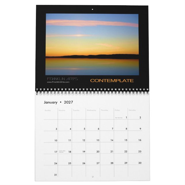 Landscapes 2010 calendar (Jan 2027)