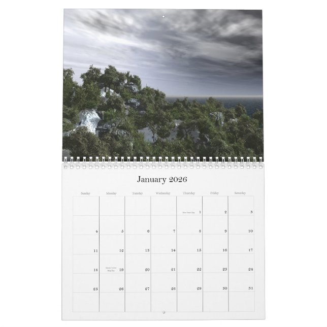 Landscapes 2011 calendar (Jan 2026)