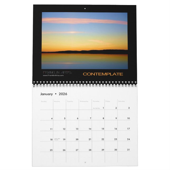 Landscapes 2012 calendar (Jan 2026)