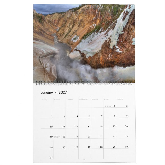 Landscapes 2012 calendar (Jan 2027)