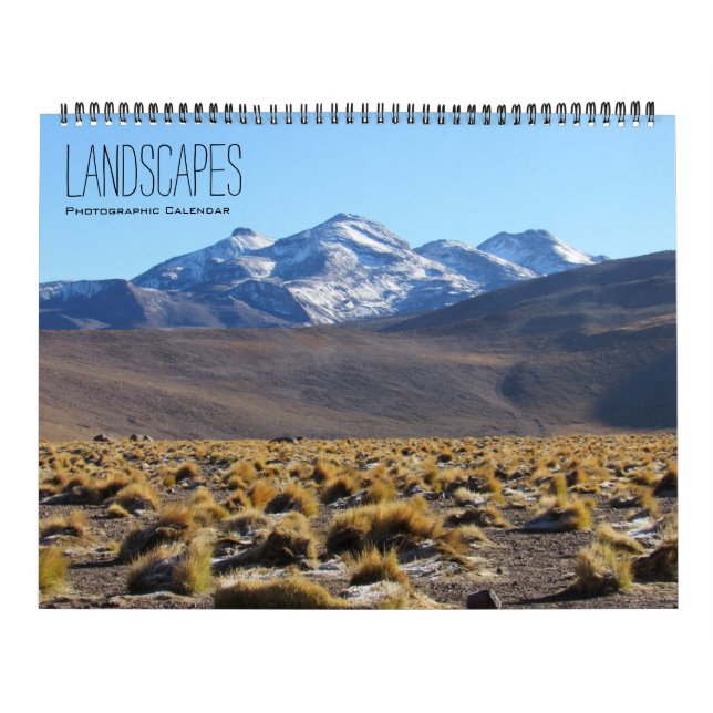 landscapes 2026 large calendar (Cover)