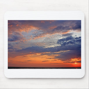 Landscapes and Lighthouses - Lake Erie Sunset Mouse Mat