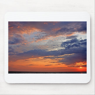 Landscapes and Lighthouses - Lake Erie Sunset Mouse Mat