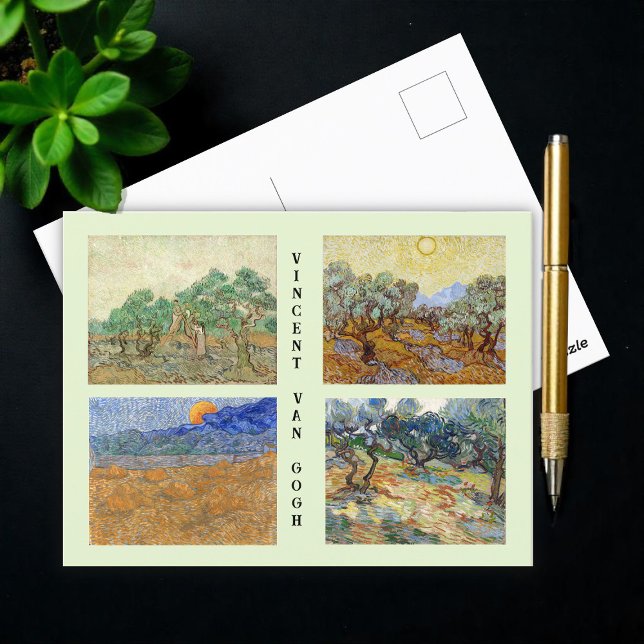 Landscapes by Vincent Van Gogh Postcard (Creator Uploaded)