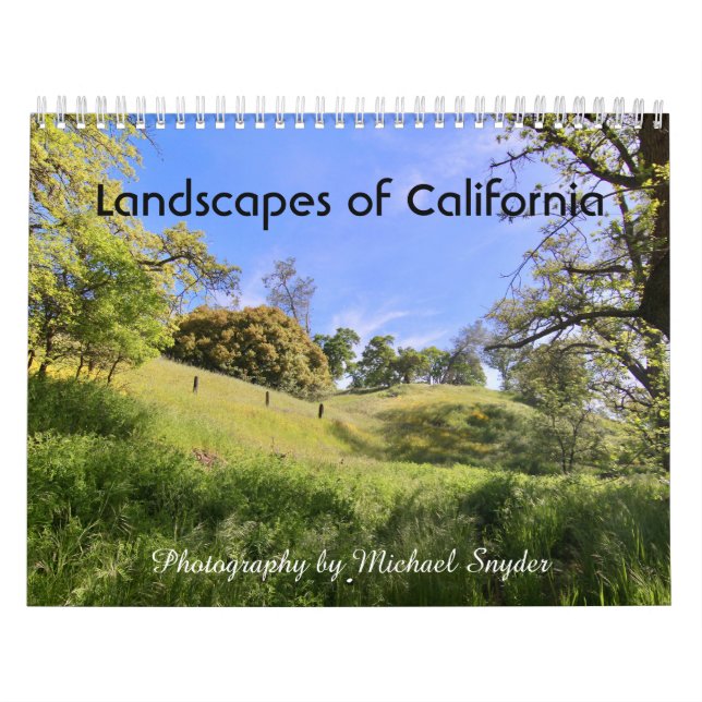Landscapes of California Calendar (Cover)