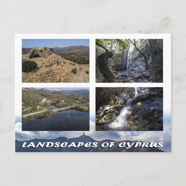 Landscapes of Cyprus postcard (Front)