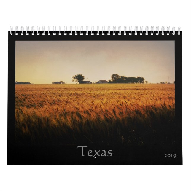 Landscapes of Texas Calendar (Cover)