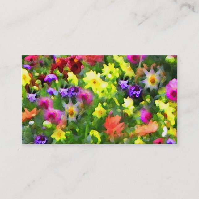 Landscaping and Lawn Care Service Business Card (Front)