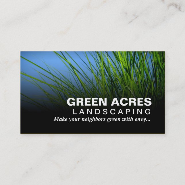 Landscaping Business Card (Front)
