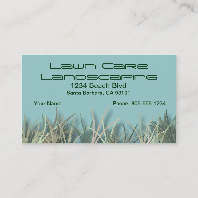 Landscaping Business Card (Front)