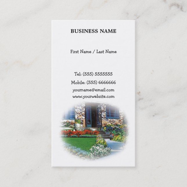 Landscaping Business Card (Front)