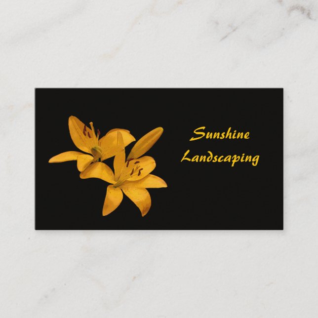 Landscaping Business Card (Front)