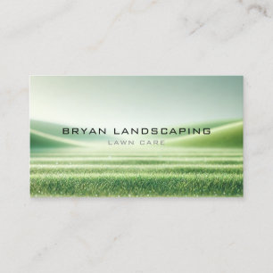 Landscaping Business Card – Clean Grass Design