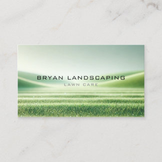 Landscaping Business Card – Clean Grass Design