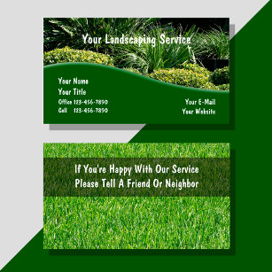 Landscaping Business Cards Fixed