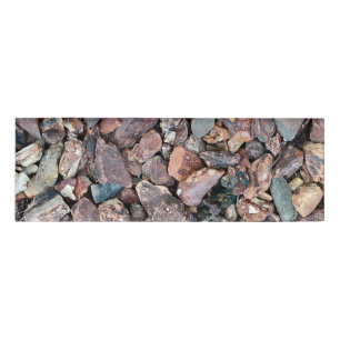 Landscaping Lava Rock Rubble and Stones Name Tag