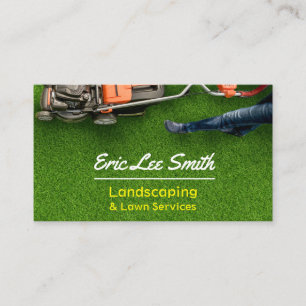 Landscaping/Lawn care/Gardener Business Card
