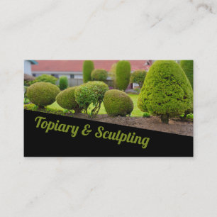 Landscaping Lawn Care Gardener Business Card