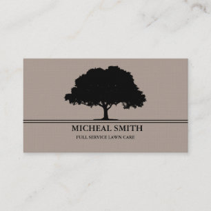 Landscaping Lawn Care Gardener Business Card