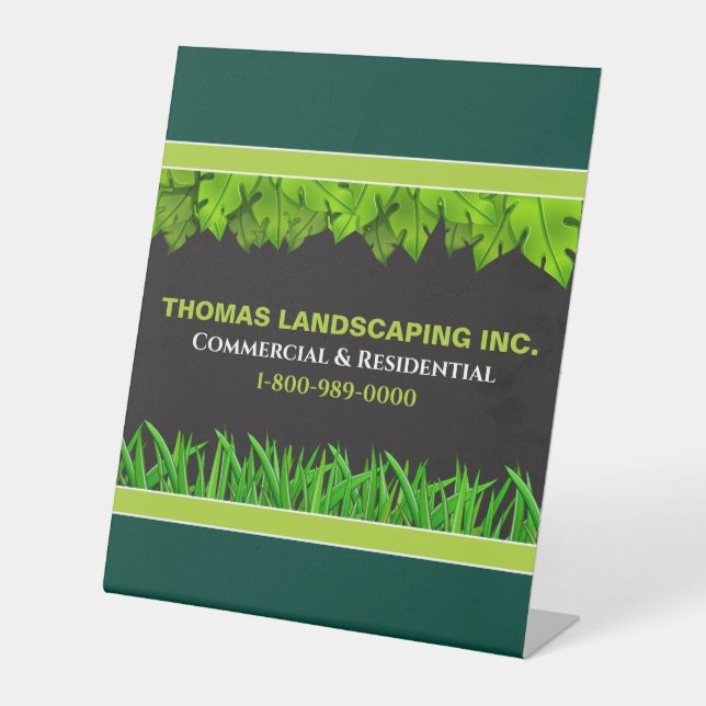 Landscaping Lawn Care Sign for your Work Truck  (Front)