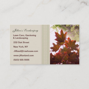 Landscaping / Lawn / Gardening Business Cards