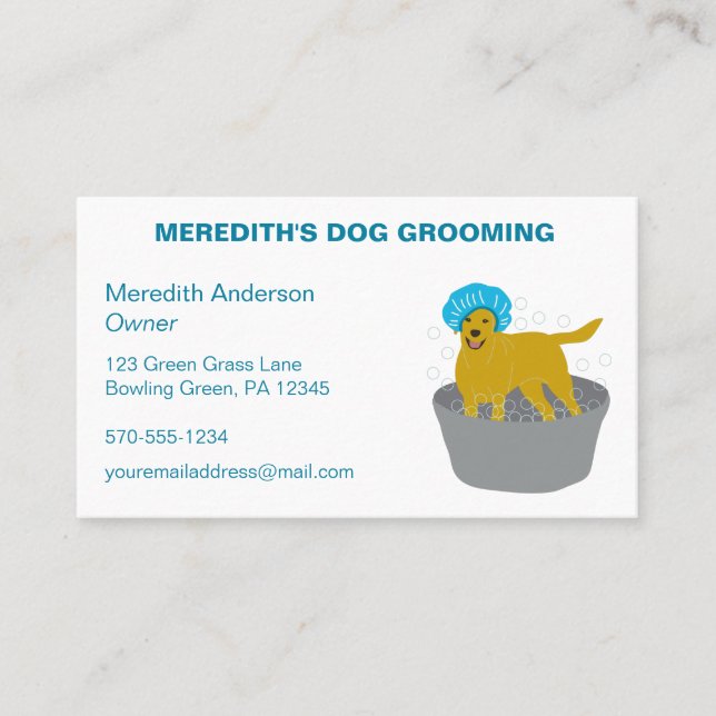 Landscaping Lawn Mowing Business Commercial Mower Business Card (Front)