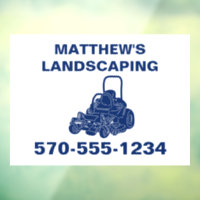 Landscaping Lawn Mowing Business Promotional