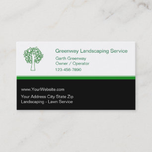 Landscaping Lawn Service Business Cards