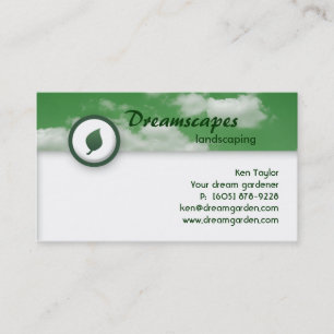 Landscaping Leaf Business Card