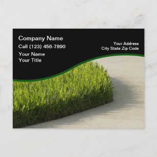 Landscaping Postcards Curb